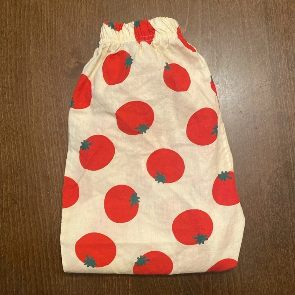 Toddler Tomato Print Pants - Picture 3 of 5